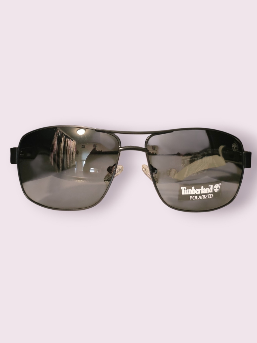 Timberland Polarized Men's Sunglasses in Black Smoke